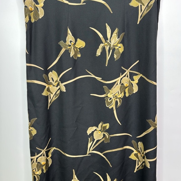 Tommy Bahama Iris Of My Eye Long Black Silk Dress Size Large NWT - Picture 6 of 10